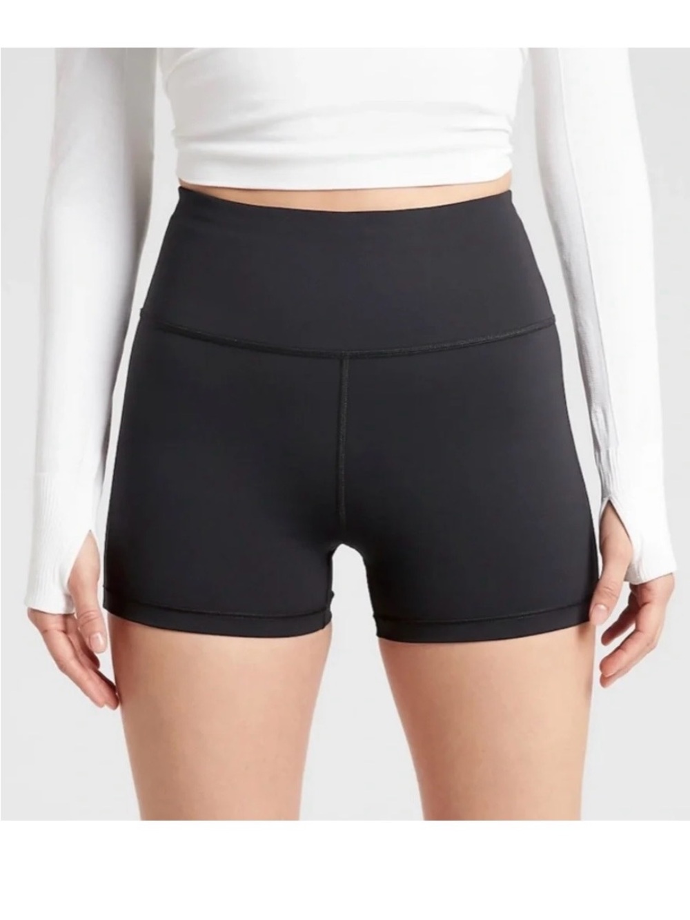 athleta ultimate 3" short black